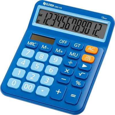 Kalkulator zyre Eleven CDC110BL, ekran i madh, blu - 1