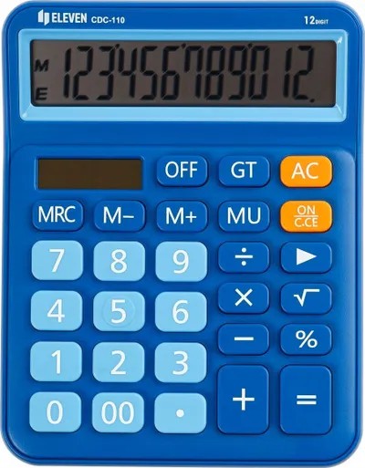 Kalkulator zyre Eleven CDC110BL, ekran i madh, blu - 2