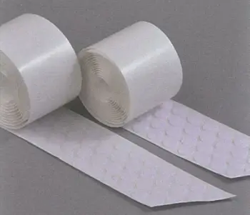 Rrathë ngjitës të bardhë me velcro NEXT, Ø16mm, 1000 palë