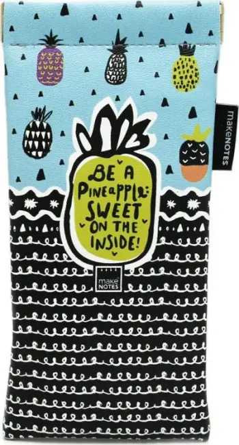 Kuti për syze Makenotes Sweet Pineapple, etui mbrojtës, shumengjyrëshe