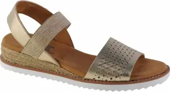 Sandale Skechers për femra, të arta