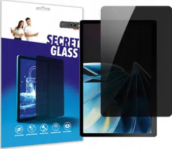 Xham mbrojtës Grizz SecretGlass për ZTE Axon Pad, HybridGlass, filtër privatësie, transparent