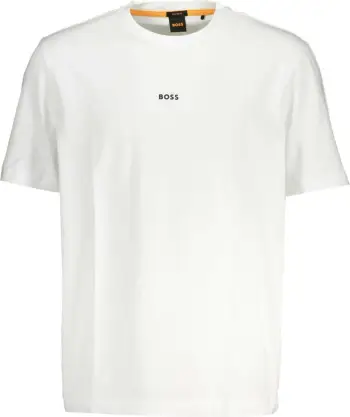 Maicë BOSS short sleeve meshkuj, e bardhë