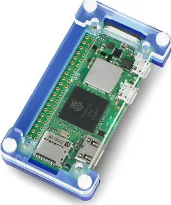 Kuti PIMORONI Pibow Zero 2 W për Raspberry Pi Zero 2 W, dizajn me shtresa, vjollcë