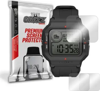 Xham mbrojtës GrizzGlass Hybrid Glass për Garmin Vivomove 3S, 2 copë, transparent
