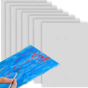 Set kanavacash pikture Maaleo 24280, 8 copë, 30x40 cm, e bardhë