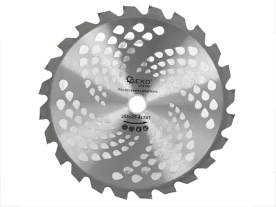 Teh sharre GEKO TCT 255mm, 25.4mm, 24 dhëmbë - 1