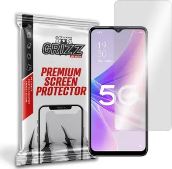 Xham mbrojtës GrizzGlass Hybrid Glass për Oppo A57 5G, transparent