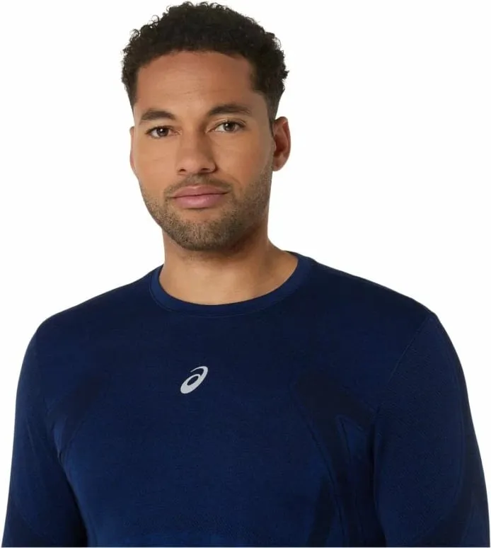 Maicë me mëngë të gjata Asics, navy blue - 3