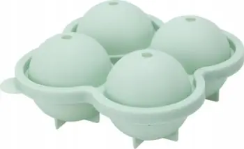 Kallëp për akull Excellent Houseware, 4 sfera Ø7 cm, silikon, jeshil