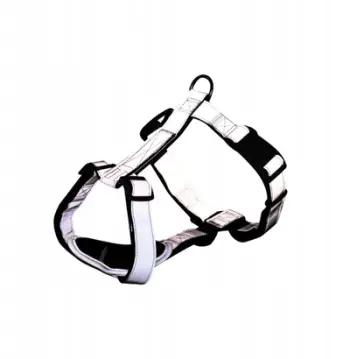 Qafore me shtrëngues Trixie Premium Reflect H, S M 45 60 cm, reflektuese, grafit