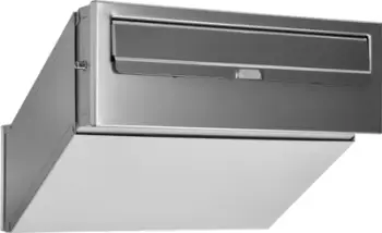 Kuti postare e brendshme Virone Mailbox Samoa, çelik inox, argjend