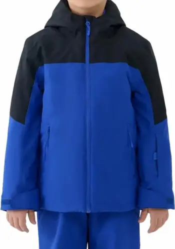 Jakne skijimi për djem 4F, cobalt