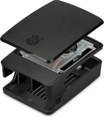 Kasë Raspberry Pi SC1160, Raspberry Pi 5, ABS, PC, e zezë, gri