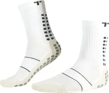 Çorape futbolli Trusox 3.0 Thin, numra 39-43.5, të bardha
