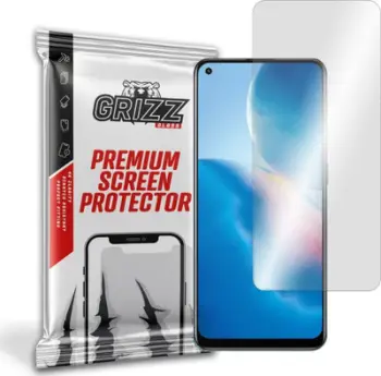 Xham mbrojtës GrizzGlass Hybrid Glass për Oppo Reno 5 Lite, transparencë e lartë