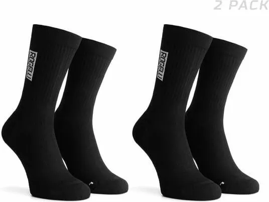 Çorape vrapimi Rogelli 2-pack, të zeza - 1