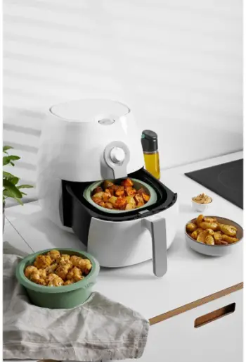 Kallëp silikoni për fritezë me ajër Lekue, 5.9", rreth 15 cm, gri