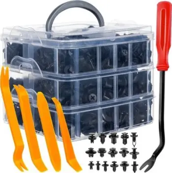Set kapëse veture Xtrobb 24297, 620 copë, me nxjerrës, shumëngjyrësh