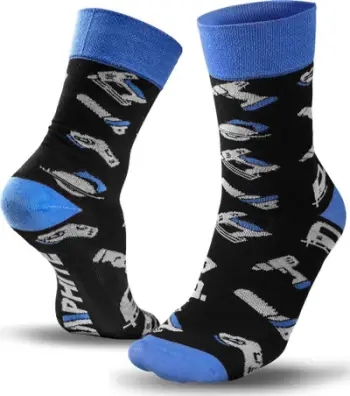 Çorape Graphite Colorful Socks, madhësia 43-46, me pambuk, shumëngjyrëshe