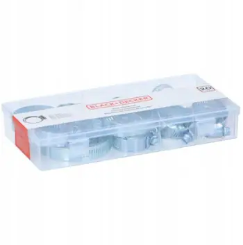 Set kapëse zorre Black+Decker, 20 copë, madhësi të përziera