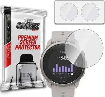 Xham mbrojtës GrizzGlass Hybrid Glass, për Suunto 5 Peak, paketë 2 copë, transparent