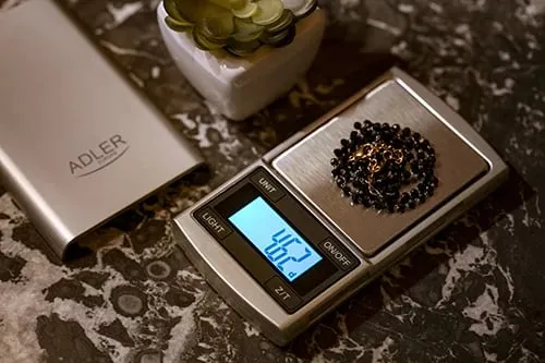 Peshore precize, Adler AD 3168, 100 g / 0.01 g, ekran LCD me ndriçim, numërim copash - 2