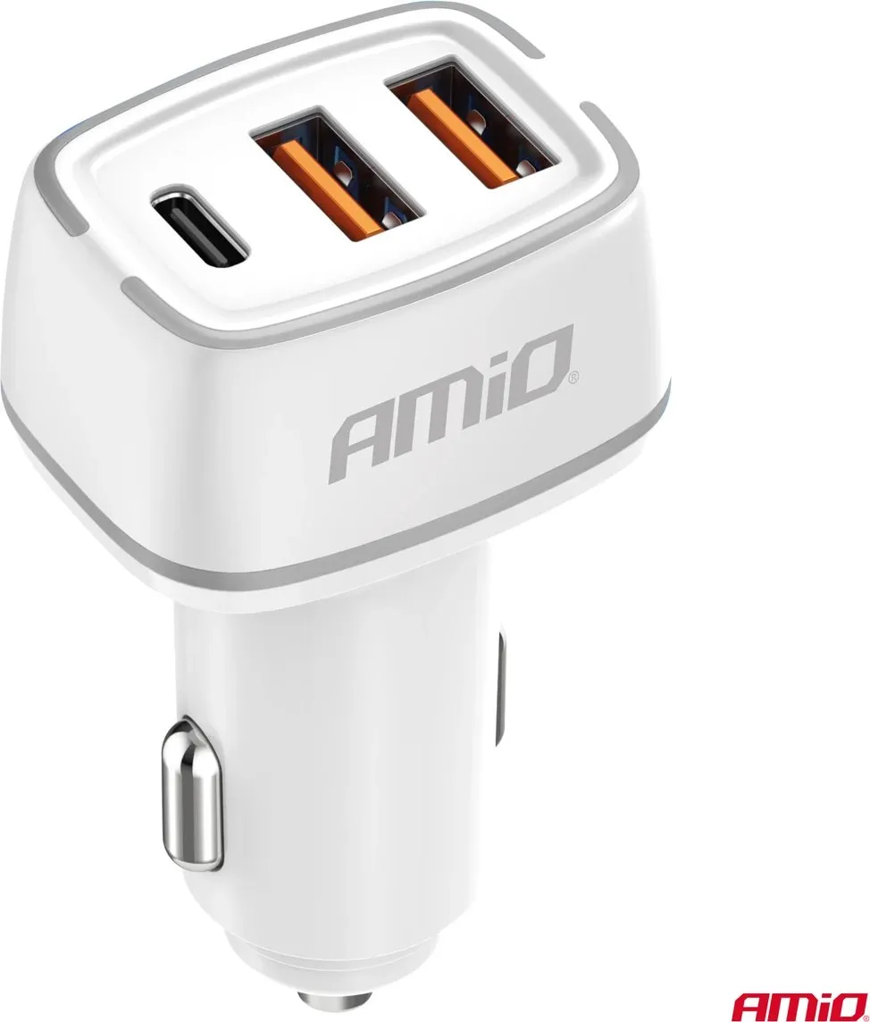 Karikues makine 2×USB-A + USB-C 32W 12/24V - 2