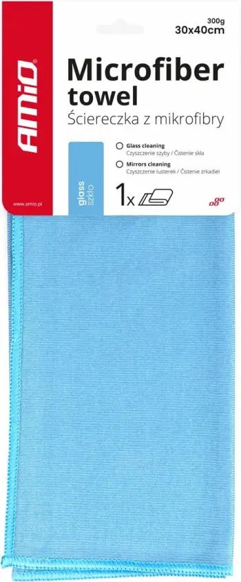 Peshqir mikrofibre për xhama 30×40 cm