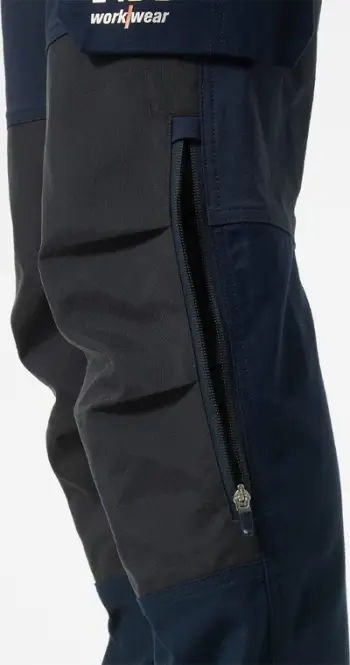 Pantallona pune Helly Hansen Oxford 4X Cons Pant, përforcuara, reflektuese, zi blu