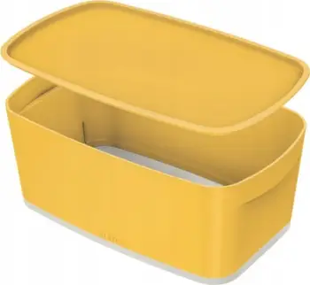 Kuti ruajtëse Leitz MyBox Cosy Small, 5L, me kapak, dyngjyrëshe