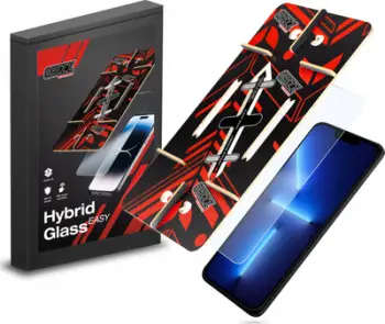 Xham mbrojtës GrizzGlass HybridGlass Easy për Apple iPhone 13 Pro Max, hibrid, transparant