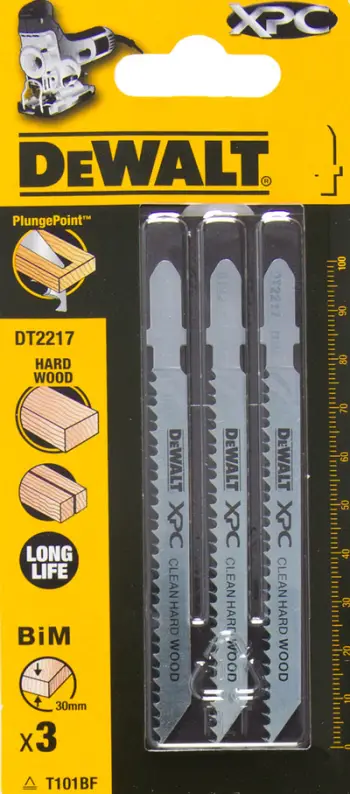 Tehe sharre pendulare Dewalt XPC DT2217, bimetal, 100mm, të zeza