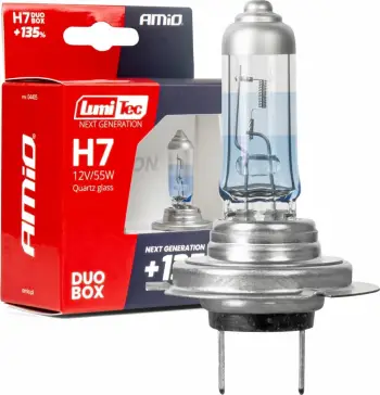 LED halogjene H7 12V 55W – LumiTec NEXT GENERATION +135% DUO