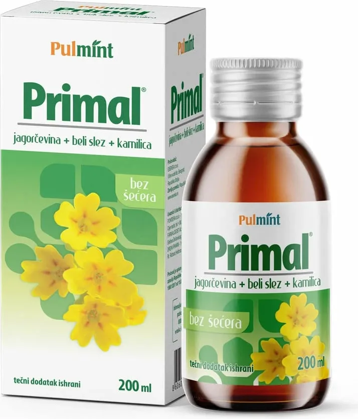 Primal sirup për të rritur - ndihmon në të gjitha llojet e kollës, 200 ml - 1