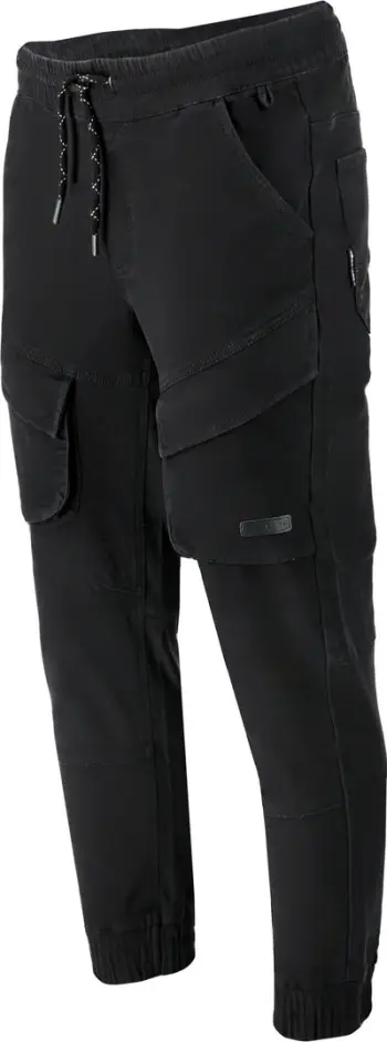 Pantallona pune Lahti Black Stretch Jogger, 2XL, elastike, të zeza
