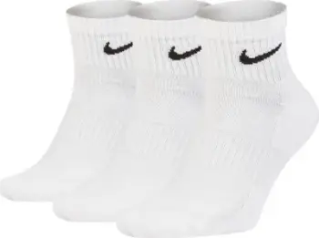 Çorape Nike Everyday Cushion Ankle 3Pak M SX7667-100, 3 palë, Dri FIT, të bardha