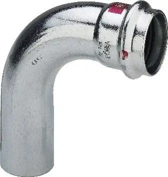 Bërryl 90° për tubacione Viega Prestabo 558253, 54mm, çelik i galvanizuar