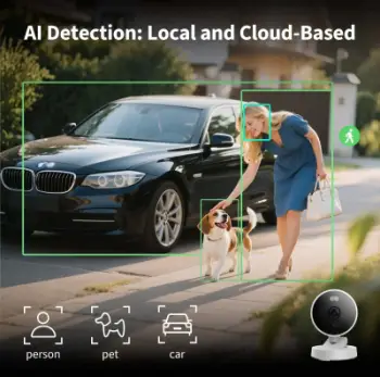 Kamera inteligjente Easygates Aqara G100 Select, 2K, Wi‑Fi, e zezë