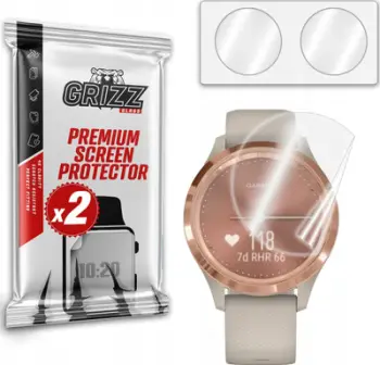 Mburojë ekrani GrizzGlass CeramicFilm për Garmin Vivomove 3S, 2 copë, transparente