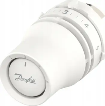 Kokë termostatike Danfoss Redia, lidhje M30x1.5, 16°C 28°C, e bardhë