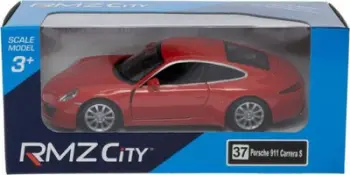 Maket metalik Daffi RMZ Porsche 911 Carrera S, shkalla 1:32, dyer që hapen, shumëngjyrësh