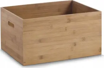 Kuti ruajtëse Zeller Storage Box, bambu, 40 x 30 x 21 cm, shumëngjyrëshe