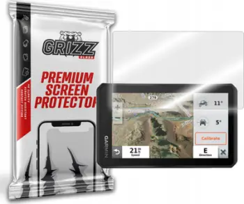 Xham mbrojtës GrizzGlass HybridGlass për Garmin Tread Base Edition, hibrid, transparent