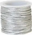 Tel elastik Titanium PJ687, 2 mm x 9 m, i argjendtë