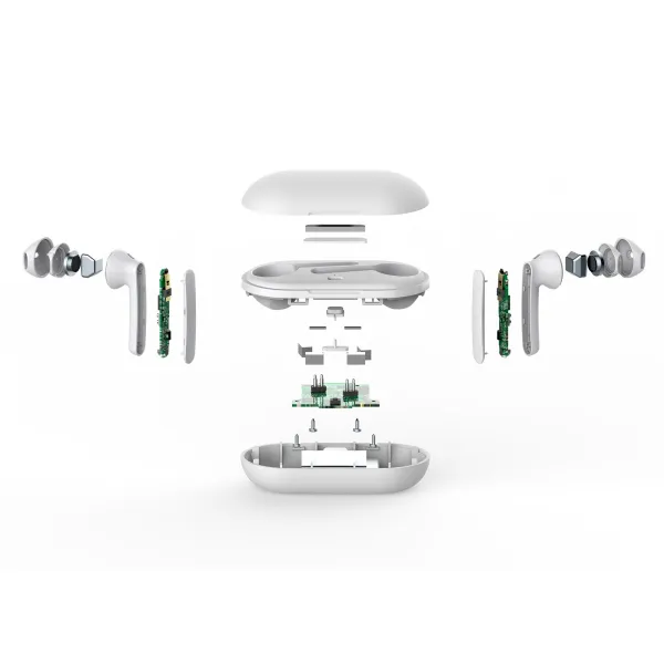 Kufje YENKEE YHP 01BT WE TWS Gemini - Wireless, Të Bardha - 4