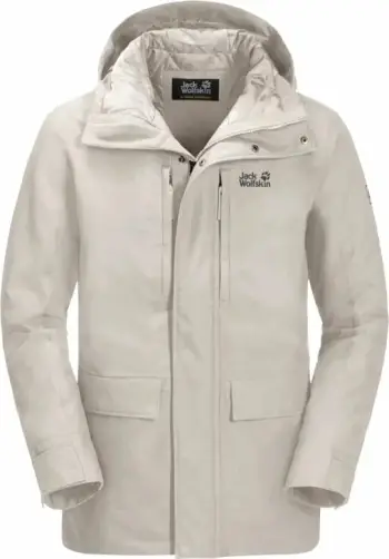 Jakne Jack Wolfskin femra, të bardha
