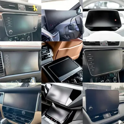 Mburojë ekrani matte 2in1 për display Renault C Evolution, prerje precize, anti refleksion, transparente - 4