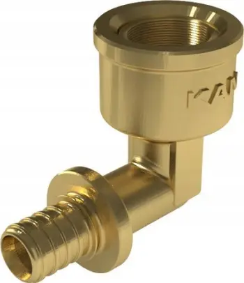 Bërryl bronzi KANtherm ultraLINE 90°, 32mm Rp1", ngjyrë bronzi