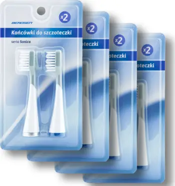 Kokë zëvendësuese furçe dhëmbësh Berdsen, për furçë sonike B1/B2, set 8 copë
